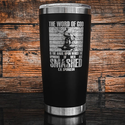 20oz tumbler - Smashed - 20oz - The Reformed Sage - reformed - reformed_gifts - christian_gifts