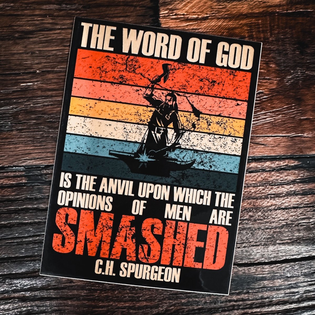 Decal - SMASHED - Decal - The Reformed Sage - reformed - reformed_gifts - christian_gifts