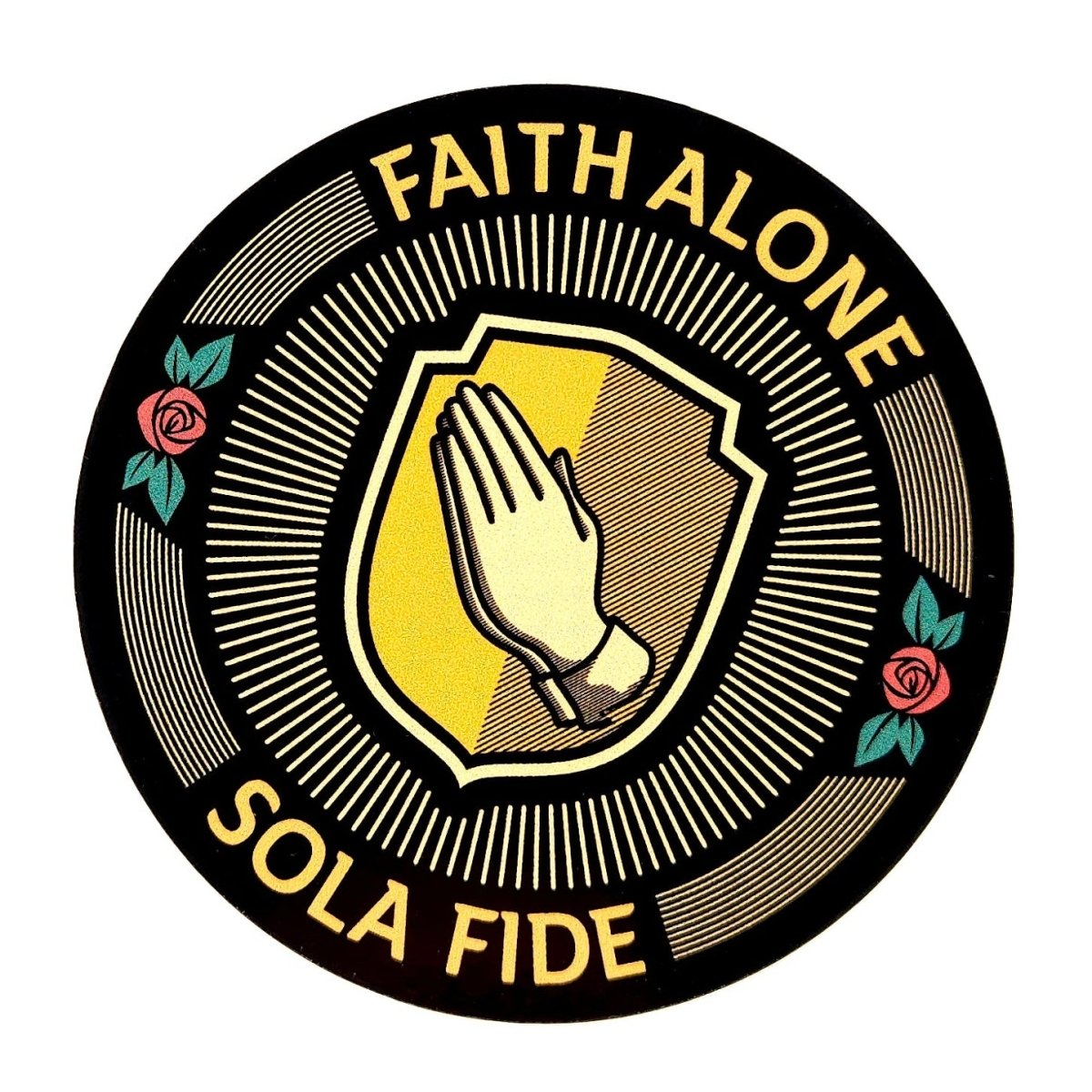 Decal - Sola Fide Seal - Decal - The Reformed Sage - reformed - reformed_gifts - christian_gifts