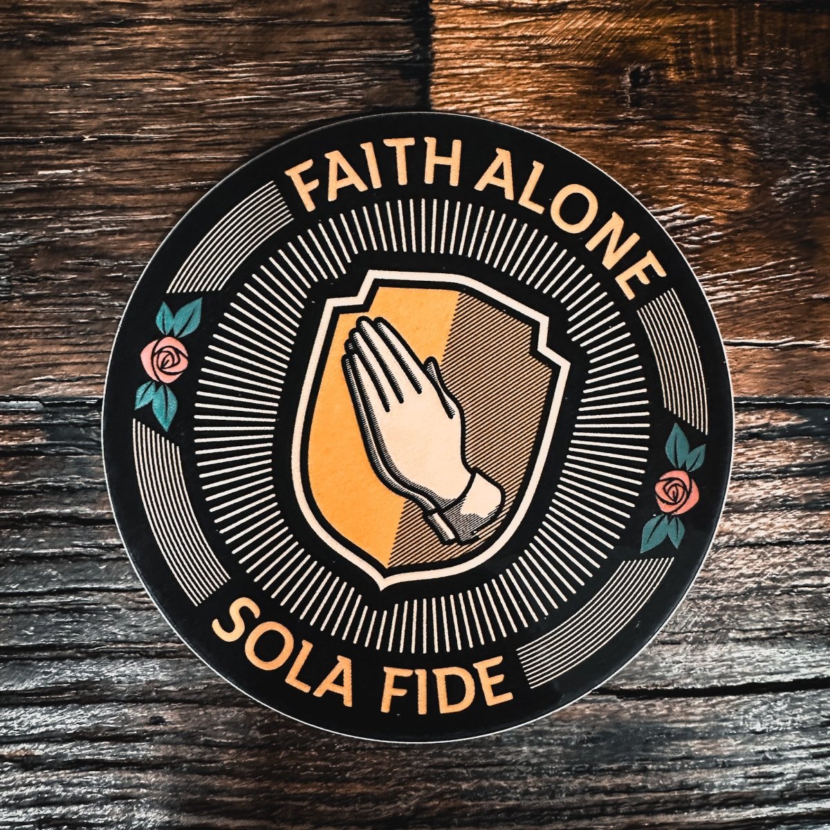 Decal - Sola Fide Seal - Decal - The Reformed Sage - reformed - reformed_gifts - christian_gifts