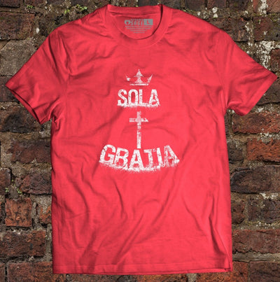 Shirt - Sola Gratia Grunge - Tee - The Reformed Sage - reformed - reformed_gifts - christian_gifts