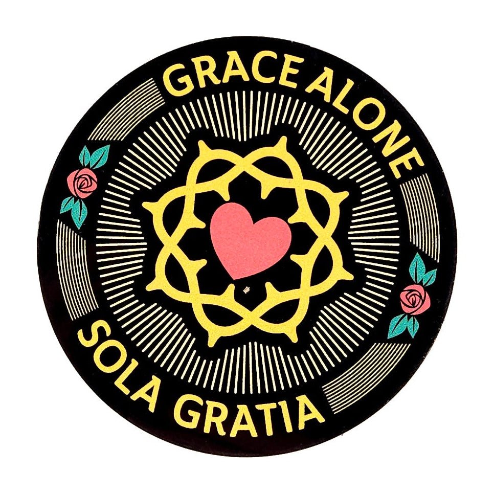 Decal - Sola Gratia Seal - Decal - The Reformed Sage - reformed - reformed_gifts - christian_gifts