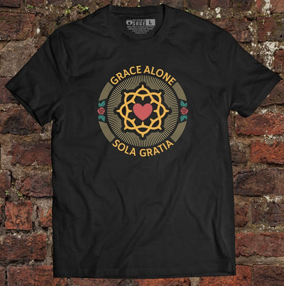 Shirt - Sola Gratia Seal - Tee - The Reformed Sage - reformed - reformed_gifts - christian_gifts