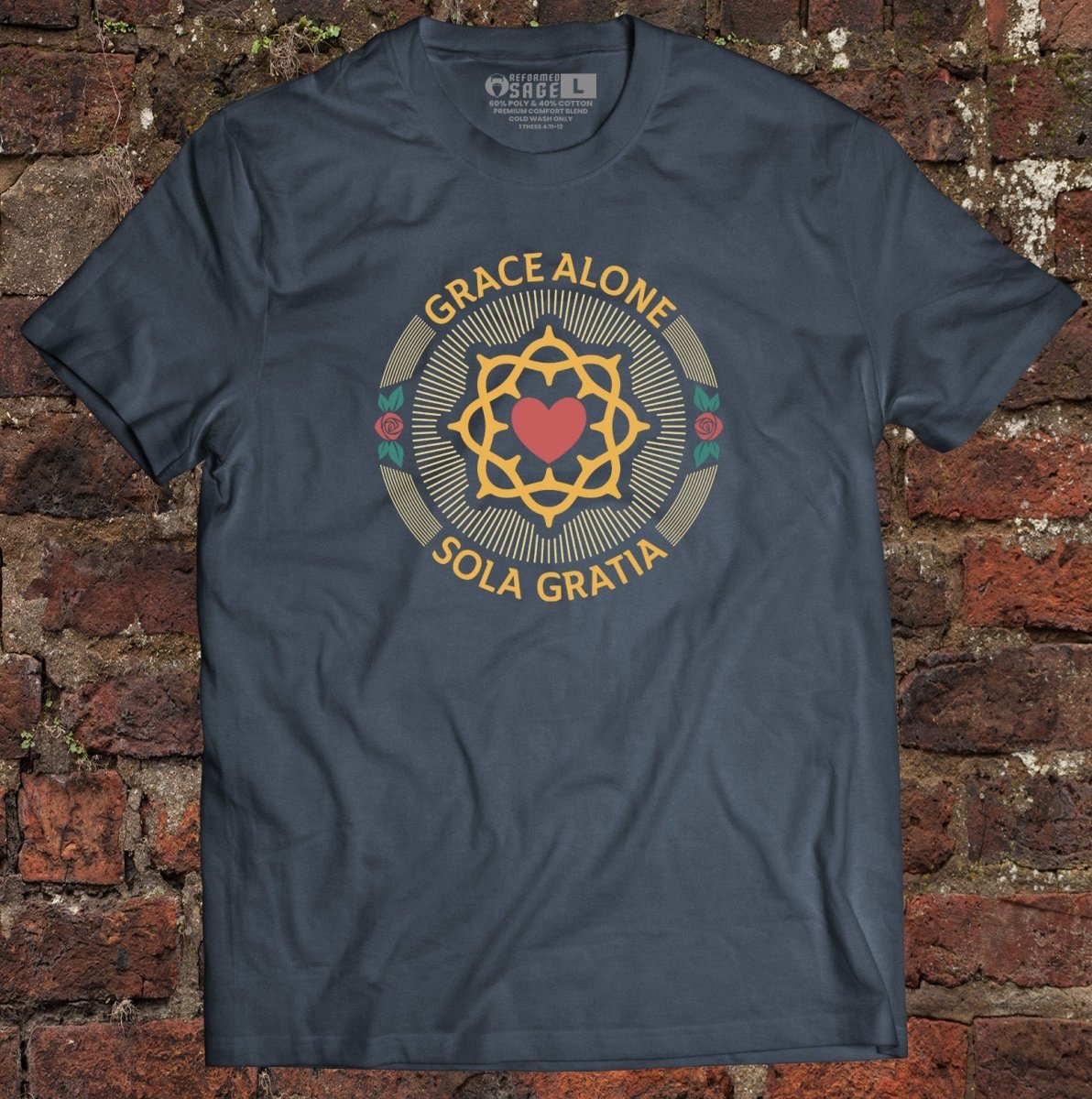 Shirt - Sola Gratia Seal - Tee - The Reformed Sage - reformed - reformed_gifts - christian_gifts
