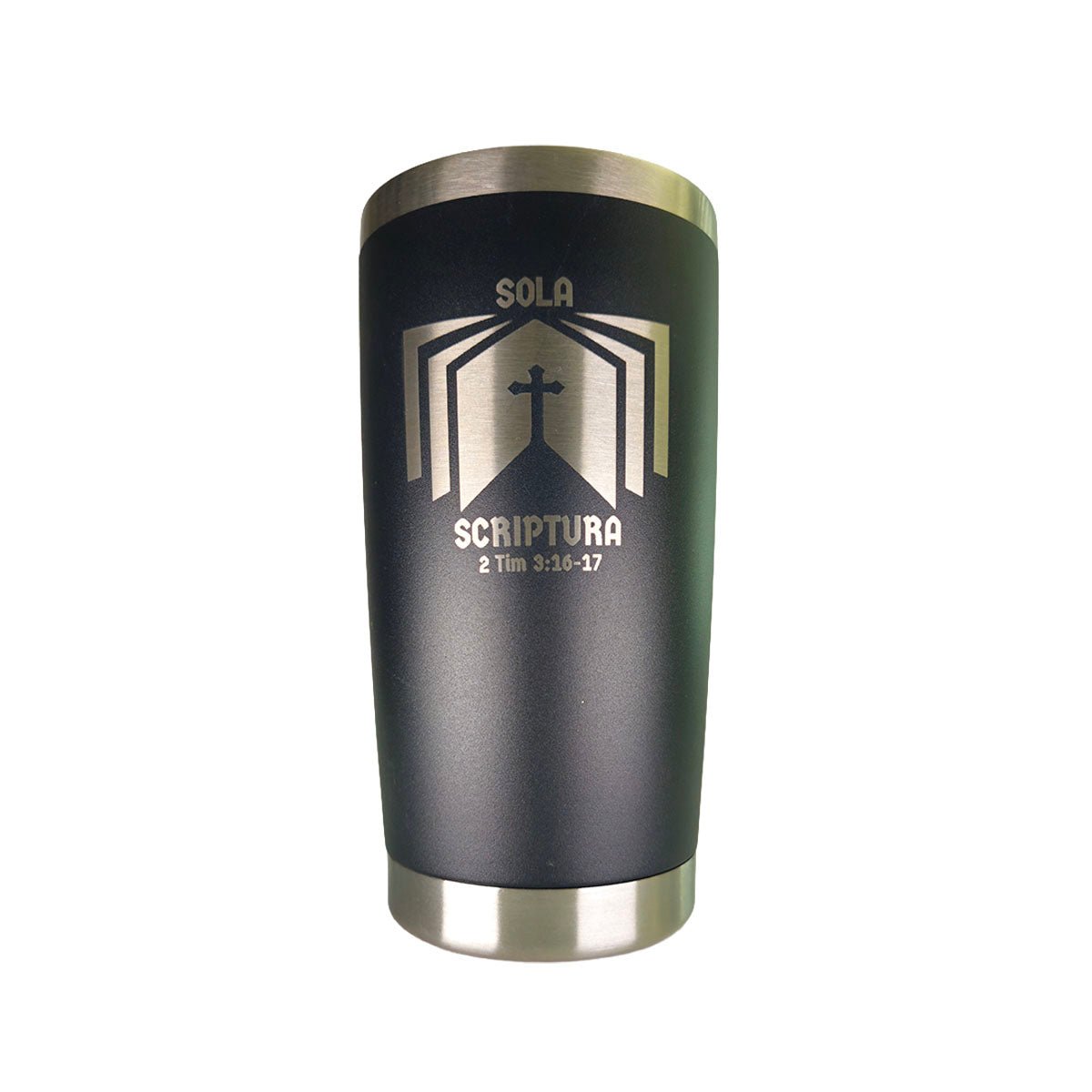 20oz tumbler - Sola Scriptura 20oz - The Reformed Sage - reformed - reformed_gifts - christian_gifts