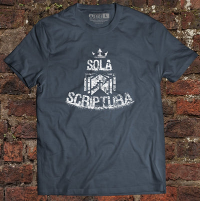 Shirt - Sola Scriptura Grunge - Tee - The Reformed Sage - reformed - reformed_gifts - christian_gifts