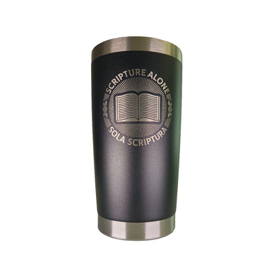 20oz tumbler - Sola Scriptura Seal - 20oz - The Reformed Sage - reformed - reformed_gifts - christian_gifts
