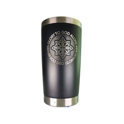 20oz tumbler - Soli Deo Gloria Seal - 20oz - The Reformed Sage - reformed - reformed_gifts - christian_gifts