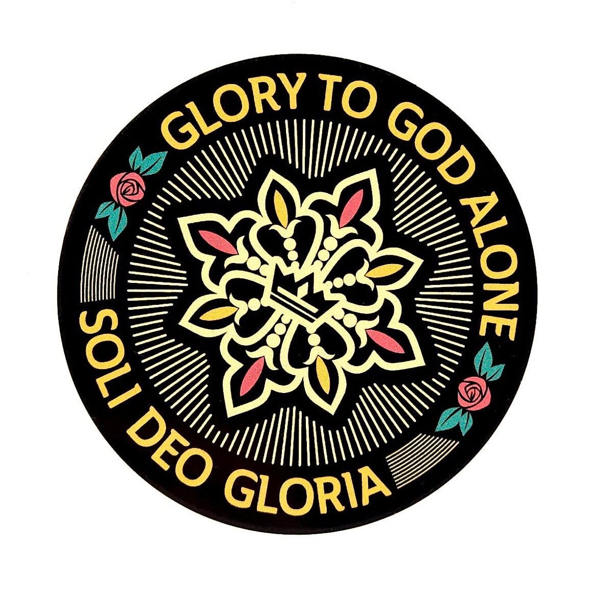 Decal - Soli Deo Gloria Seal - Decal - The Reformed Sage - reformed - reformed_gifts - christian_gifts