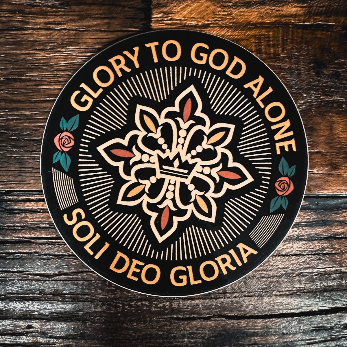 Decal - Soli Deo Gloria Seal - Decal - The Reformed Sage - reformed - reformed_gifts - christian_gifts