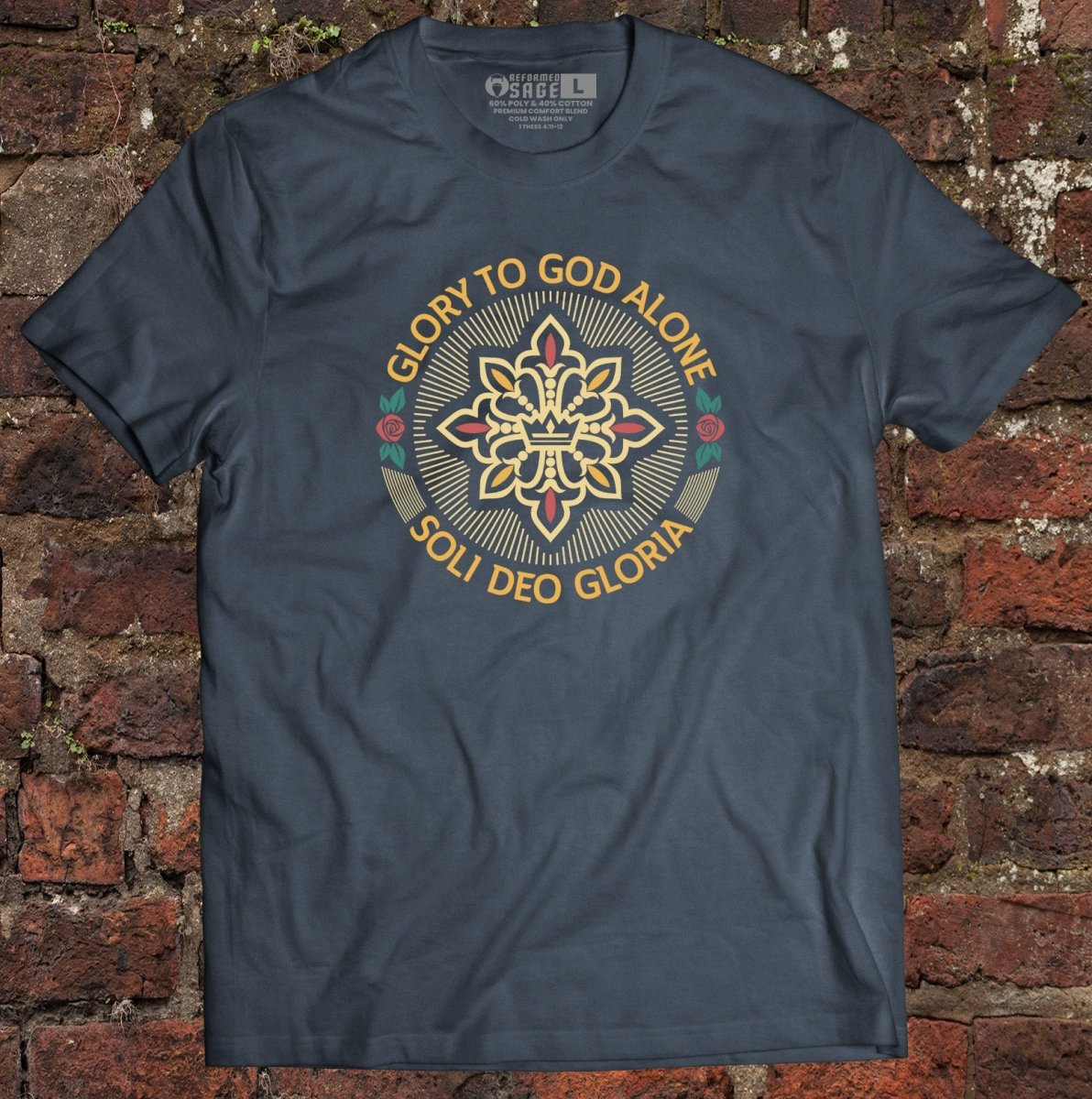 Shirt - Soli Deo Gloria Seal - Tee - The Reformed Sage - reformed - reformed_gifts - christian_gifts