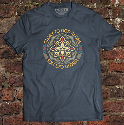 Shirt - Soli Deo Gloria Seal - Tee - The Reformed Sage - reformed - reformed_gifts - christian_gifts