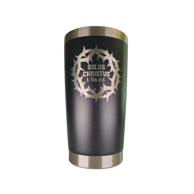 20oz tumbler - Solus Christus 20oz - The Reformed Sage - reformed - reformed_gifts - christian_gifts