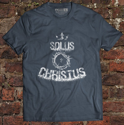 Shirt - Solus Christus Grunge - Tee - The Reformed Sage - reformed - reformed_gifts - christian_gifts