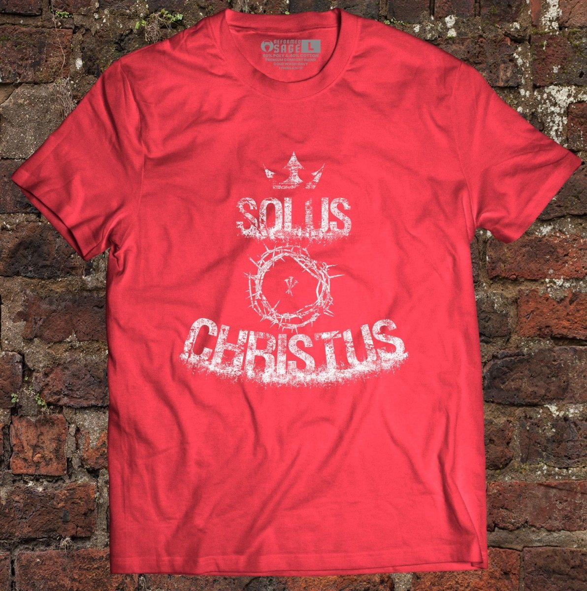 Shirt - Solus Christus Grunge - Tee - The Reformed Sage - reformed - reformed_gifts - christian_gifts