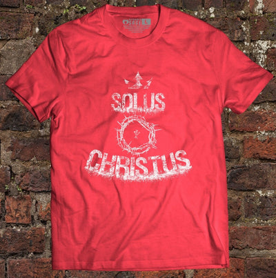 Shirt - Solus Christus Grunge - Tee - The Reformed Sage - reformed - reformed_gifts - christian_gifts