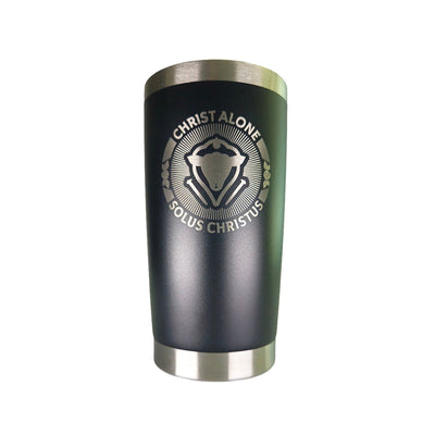 20oz tumbler - Solus Christus Seal - 20oz - The Reformed Sage - reformed - reformed_gifts - christian_gifts