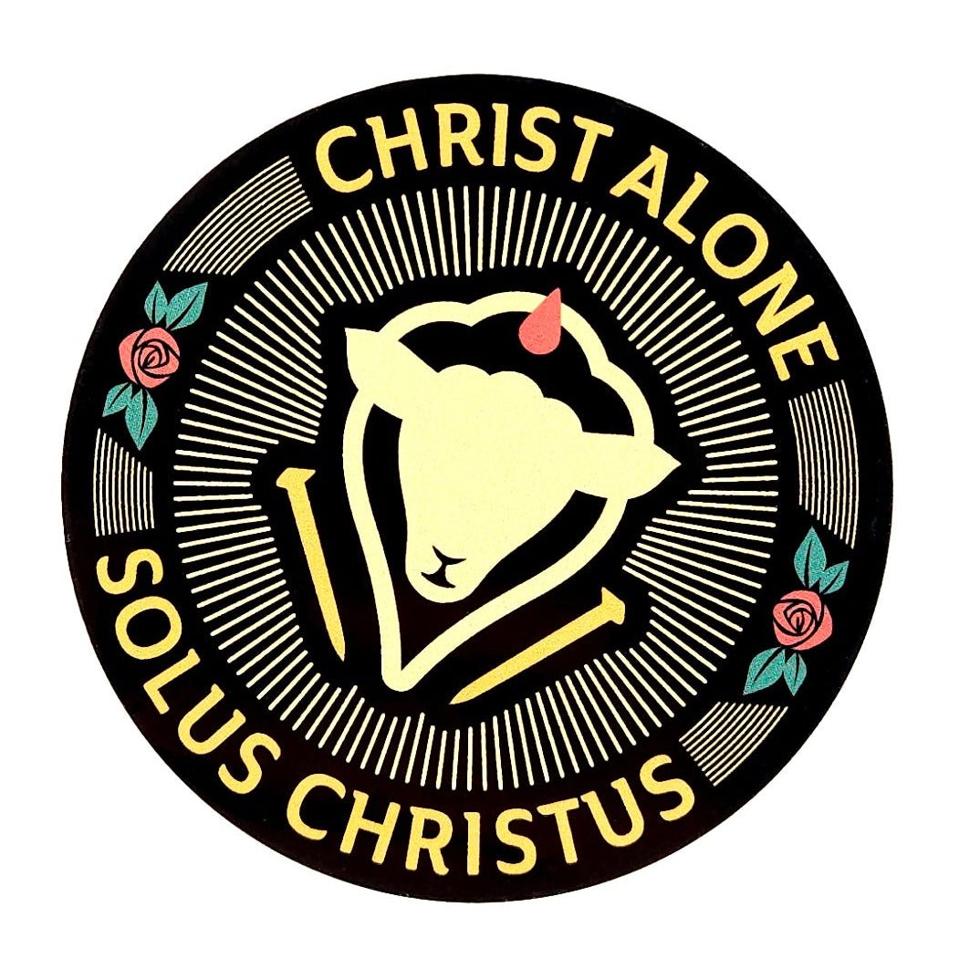 Decal - Solus Christus Seal - Decal - The Reformed Sage - reformed - reformed_gifts - christian_gifts