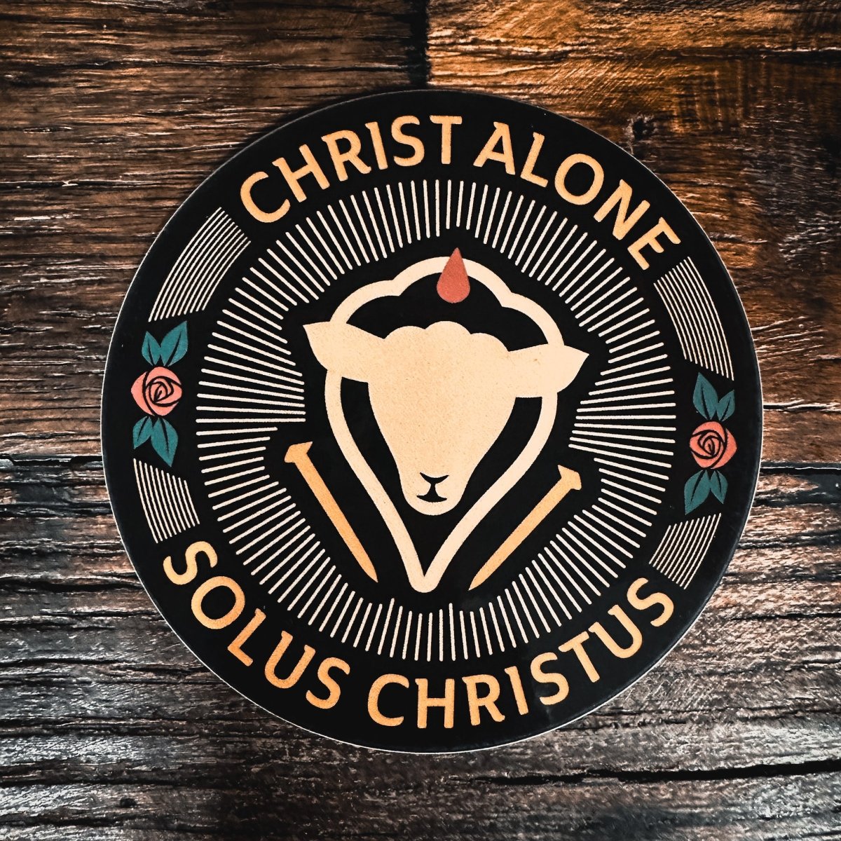 Decal - Solus Christus Seal - Decal - The Reformed Sage - reformed - reformed_gifts - christian_gifts