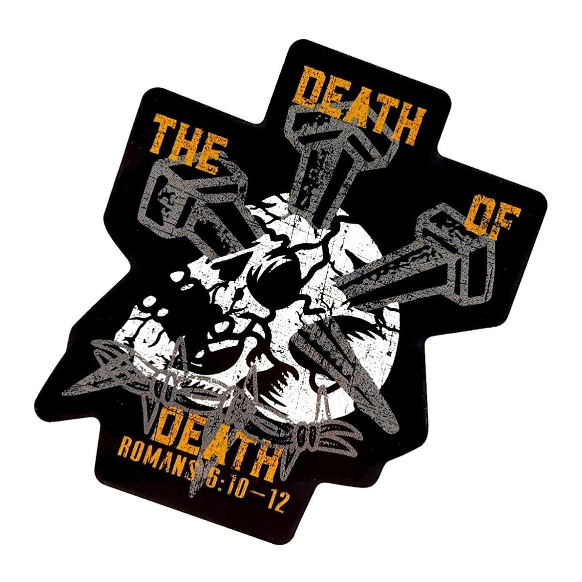 Decal - The Death of Death - Decal - The Reformed Sage - reformed - reformed_gifts - christian_gifts