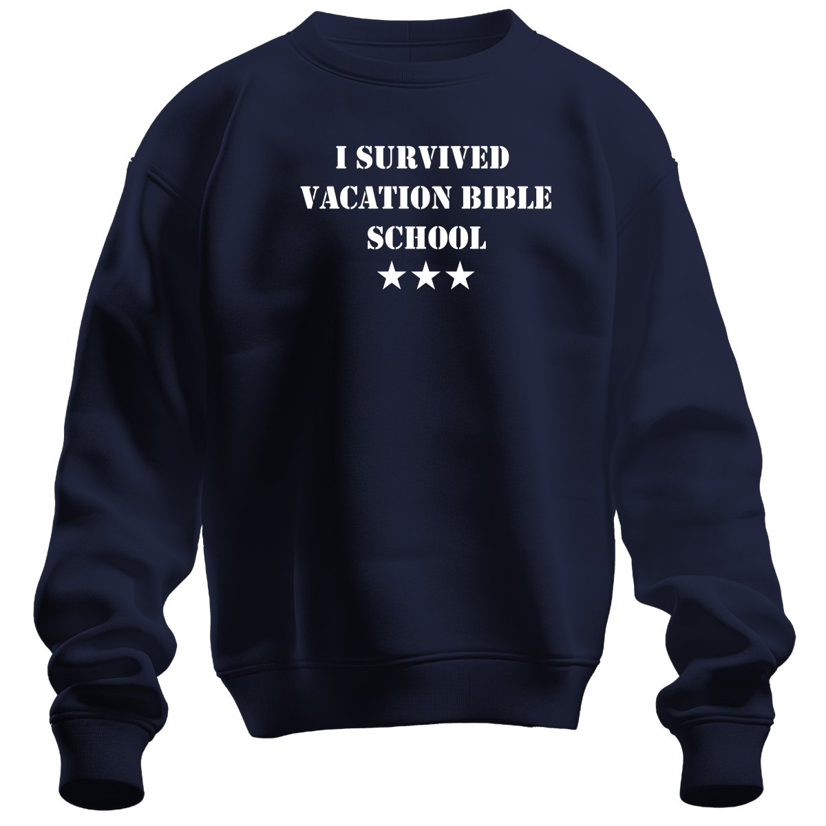 crewneck sweatshirt - VBS Survivor - Sweatshirt - The Reformed Sage - reformed - reformed_gifts - christian_gifts