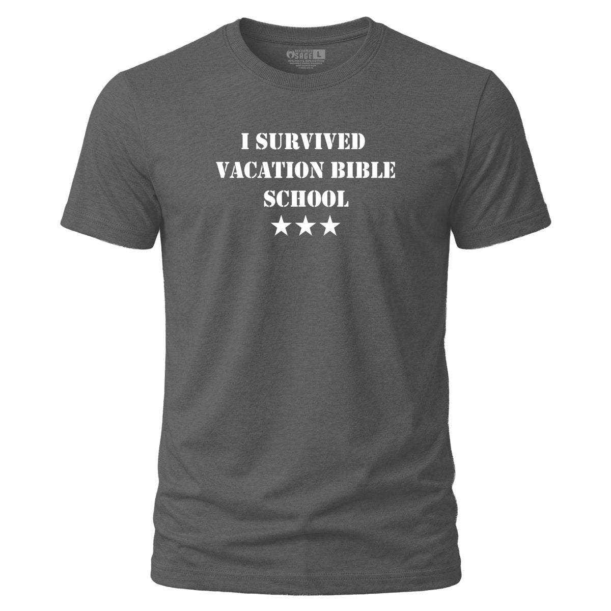 Shirt - VBS Survivor - Tee - The Reformed Sage - reformed - reformed_gifts - christian_gifts
