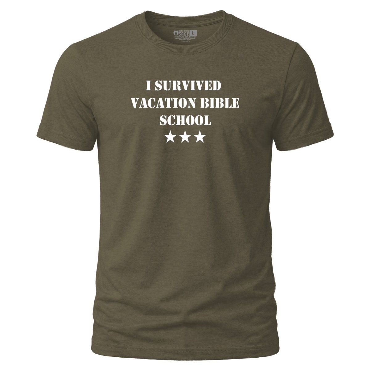 Shirt - VBS Survivor - Tee - The Reformed Sage - reformed - reformed_gifts - christian_gifts