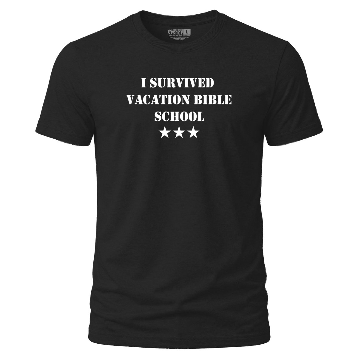 Shirt - VBS Survivor - Tee - The Reformed Sage - reformed - reformed_gifts - christian_gifts