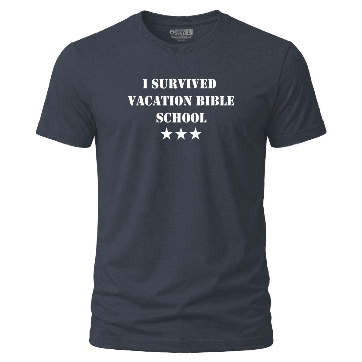 Shirt - VBS Survivor - Tee - The Reformed Sage - reformed - reformed_gifts - christian_gifts
