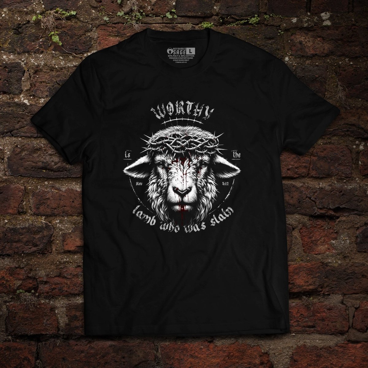 Shirt - Worthy - Tee - The Reformed Sage - reformed - reformed_gifts - christian_gifts