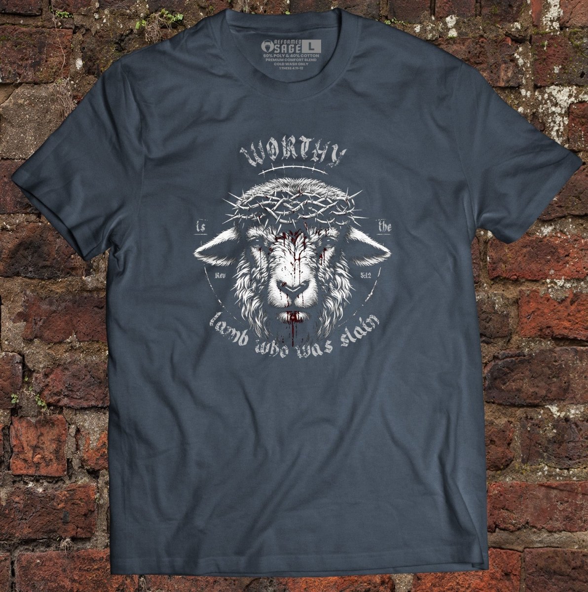 Shirt - Worthy - Tee - The Reformed Sage - reformed - reformed_gifts - christian_gifts