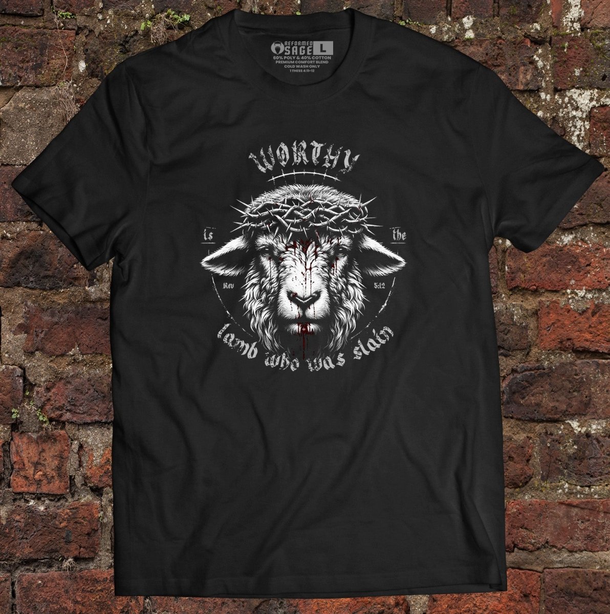 Shirt - Worthy - Tee - The Reformed Sage - reformed - reformed_gifts - christian_gifts