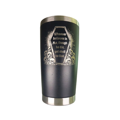 20oz tumbler - Yet Shall He Live - 20oz - The Reformed Sage - reformed - reformed_gifts - christian_gifts