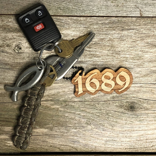 Keyring - 1689 - Keychain - The Reformed Sage - #reformed# - #reformed_gifts# - #christian_gifts#