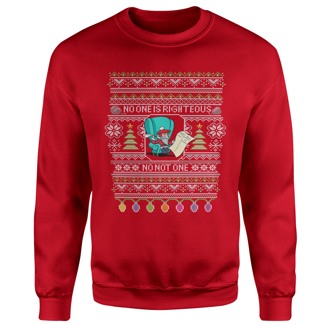 Uglysweatshirt - Calvinist Santa Ugly Christmas Sweatshirt - The Reformed Sage - #reformed# - #reformed_gifts# - #christian_gifts#
