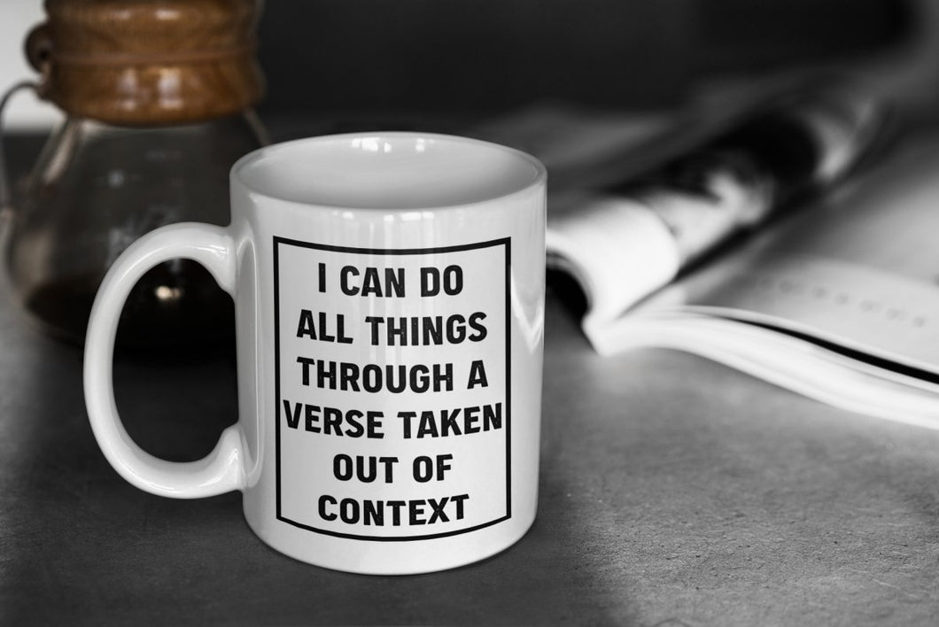 Mug - All Things (double sided) - Mug - The Reformed Sage - #reformed# - #reformed_gifts# - #christian_gifts#