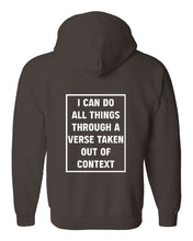 Load image into Gallery viewer, Zip up hoodie - All Things - Zip Hoodie - The Reformed Sage - #reformed# - #reformed_gifts# - #christian_gifts#
