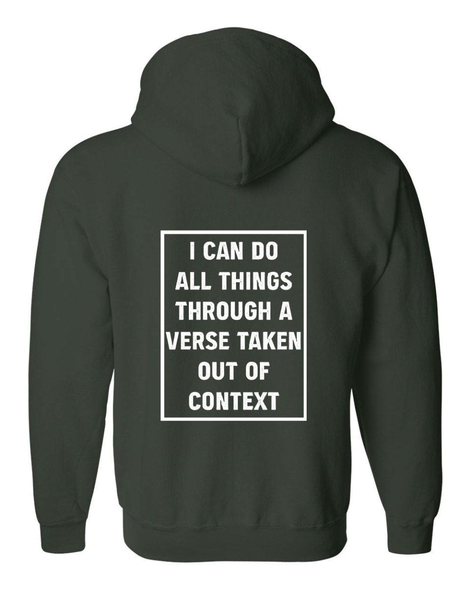 Zip up hoodie - All Things - Zip Hoodie - The Reformed Sage - #reformed# - #reformed_gifts# - #christian_gifts#