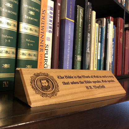 desk plaque - B.B. Warfield - Desk plaque - The Reformed Sage - #reformed# - #reformed_gifts# - #christian_gifts#