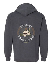 Load image into Gallery viewer, Zip up hoodie - Be Killing Sin - Zip Hoodie - The Reformed Sage - #reformed# - #reformed_gifts# - #christian_gifts#
