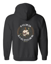 Load image into Gallery viewer, Zip up hoodie - Be Killing Sin - Zip Hoodie - The Reformed Sage - #reformed# - #reformed_gifts# - #christian_gifts#

