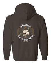 Load image into Gallery viewer, Zip up hoodie - Be Killing Sin - Zip Hoodie - The Reformed Sage - #reformed# - #reformed_gifts# - #christian_gifts#

