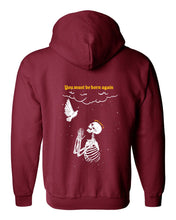 Load image into Gallery viewer, Zip up hoodie - Born Again - Zip Hoodie - The Reformed Sage - #reformed# - #reformed_gifts# - #christian_gifts#
