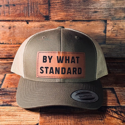 Hat - By What Standard - Patch Hat - The Reformed Sage - #reformed# - #reformed_gifts# - #christian_gifts#