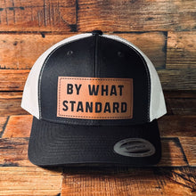 Load image into Gallery viewer, Hat - By What Standard - Patch Hat - The Reformed Sage - #reformed# - #reformed_gifts# - #christian_gifts#
