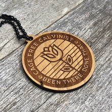 Load image into Gallery viewer, Keyring - Cage Free Calvinist - Keychain - The Reformed Sage - #reformed# - #reformed_gifts# - #christian_gifts#

