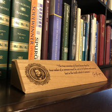 Load image into Gallery viewer, desk plaque - C.H. Spurgeon - Desk plaque - The Reformed Sage - #reformed# - #reformed_gifts# - #christian_gifts#
