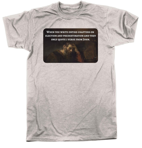 Shirt - Chapters - Tee - The Reformed Sage - #reformed# - #reformed_gifts# - #christian_gifts#