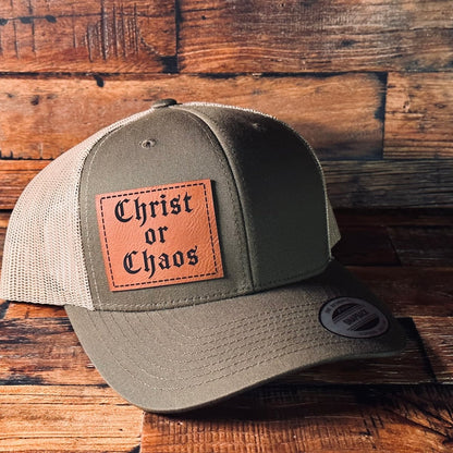 Hat - Christ or Chaos - Patch Hat - The Reformed Sage - #reformed# - #reformed_gifts# - #christian_gifts#