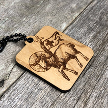 Load image into Gallery viewer, Keyring - Christ the Victor - Keychain - The Reformed Sage - #reformed# - #reformed_gifts# - #christian_gifts#
